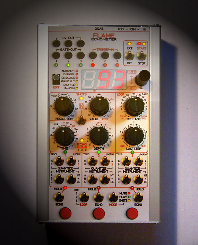 FLAME "ECHOMETER" MidiEchoLoopsequencer Vintage Synth Explorer Forums